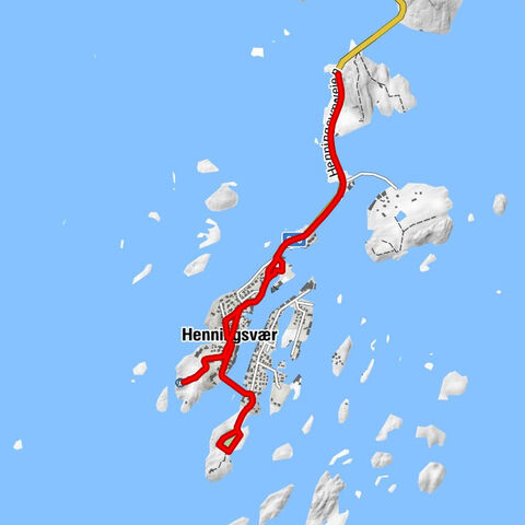 Vågan - Trevarefabrikken - Henningsvær kirke - Lofotmat
