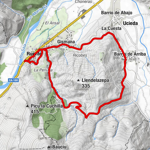 La Corrala - Ruente - La Nogalea - Ermita de San Roque