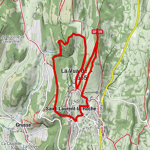 Saint-Laurent-la-Roche - Cascade du Sacrifice - La Vuarde