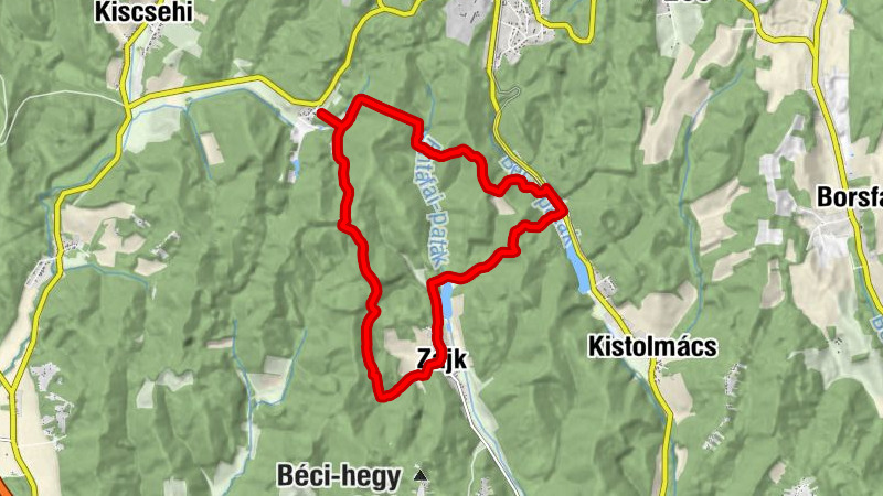 Kozár-forrás - Szentlélek-templom - Zajk