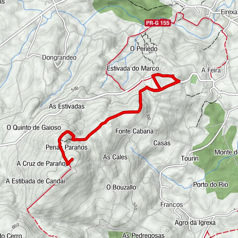 San Tomé de Gaioso - Penas Paraños - Fraga Quinto - Santiago de Gaioso
