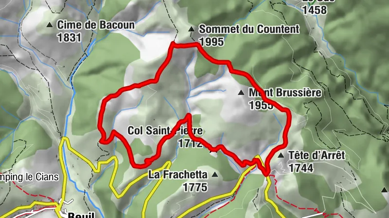 Randonnée Raquettes Crêtes du Countent