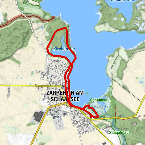 Zarrentin am Schaalsee - Seepavillon - St. Petrus & St. Paulus - Kirche Zarrentin - Fischhaus