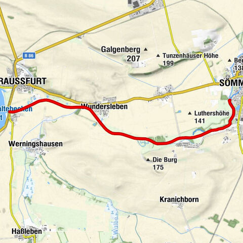 Vehra - Wundersleben - Schallenburg - Sömmerda