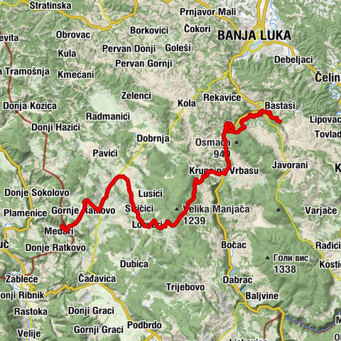 Vodopad riječice Švrakave - Poljice - Jagodići - Храм св. оца Николаја у Среденику