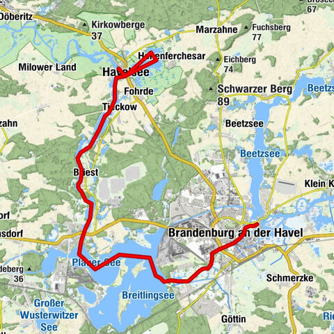 Dom - Brandenburg an der Havel - Plaue - Havelsee