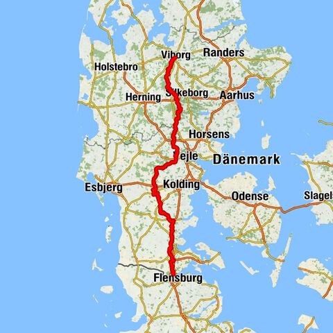 Rønsdam - Jels Kirke - Tempelbakke - Viborg