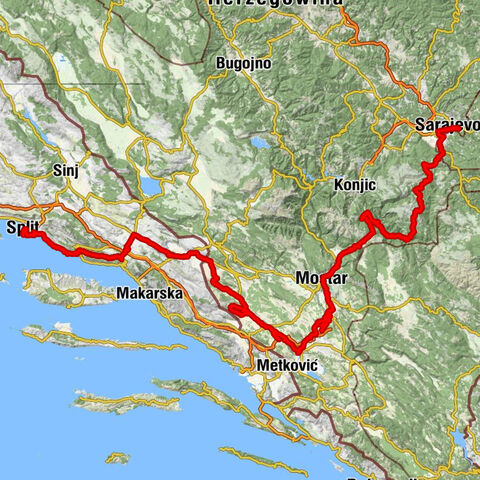 Babića bašča - Planinarski dom Vrela - Crkva milosrdnog Isusa - Toć