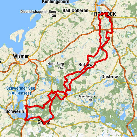 Rostock - Kirche Biestow - St. Paulus - Kabutzenhof