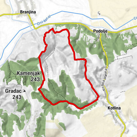 Osječko-baranjska županija - Kamenjak