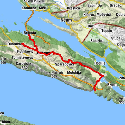 Prapratno - Debeli Brijeg - Chapel of Cemetery - Brijesta