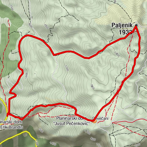 Općina Travnik - Planinarski dom "Jusuf Pečenković" - Paljenik