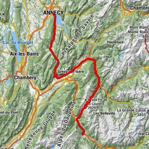 Saint-Jean-de-Maurienne - Collégiale Saint-Marcel - Église Saint-Jean-Baptiste - Église Saint-François-de-Sales