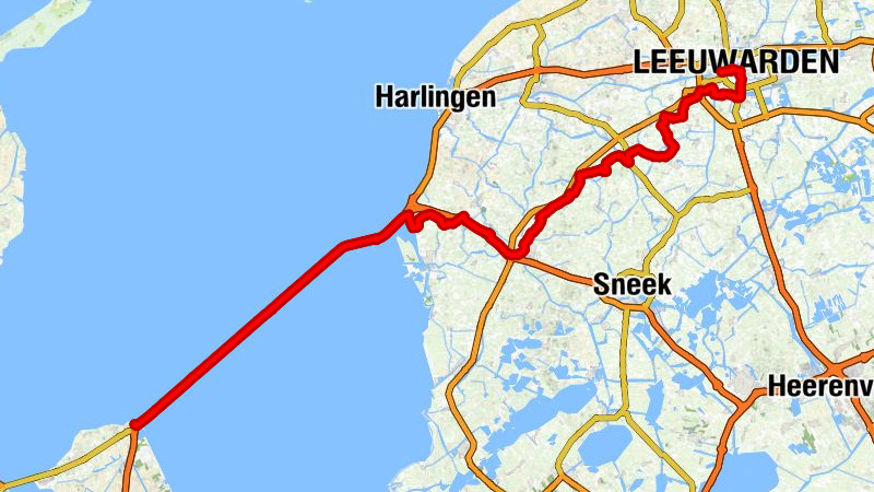 Elfstedenpark - Jacobikerk - Bonifatiuskerk - Den Oever