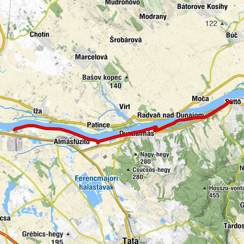 Dunaalmás - Neszmély - Süttő