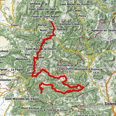 Buis-les-Baronnies - Ô Bistrot des Lavandes - Église de l'Immaculée-Conception - Die