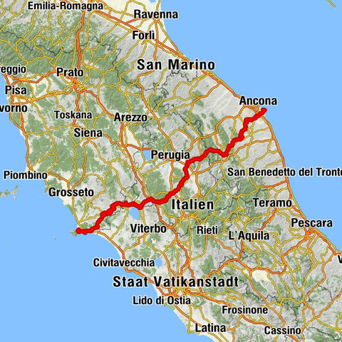 Santa Maria di Portonovo - Gòmero - Poggio dei Prati - Orbetello