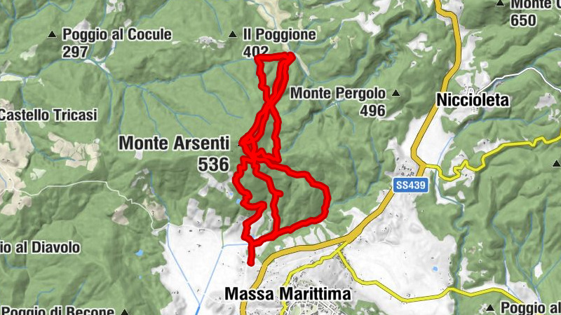 Massa Marittima - Monte Arsenti - Le Scopine