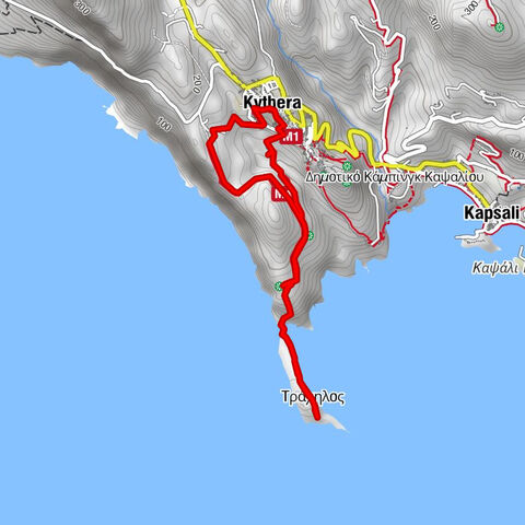 Κύθηρα - Τράχηλος - Άγιος Μηνάς