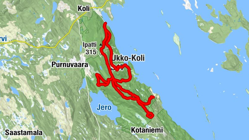 Lieksa - Ukko-Koli - Akka-Koli - Mäkrä