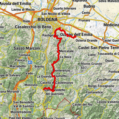 Loiano - Chiesa di San Giovanni - Monte Brinello - Ozzano dell'Emilia