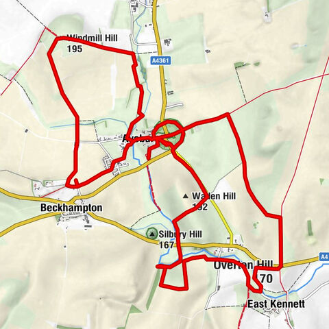 Avebury - Overton Hill - The Circle Restaurant - Windmill Hill