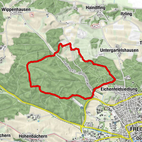 Freising Rundweg Plantage