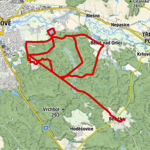 Ranč Bělečko - Bělečko - Hradec Králové - Běleč nad Orlicí