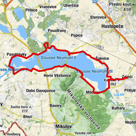 Zaječí - Šakvice - Isis - sv. Oldřich