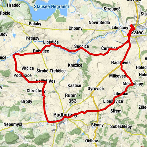 Žatec západ - Svatý Vojtěch - Navštívení Panny Marie - Nanebevzetí Panny Marie