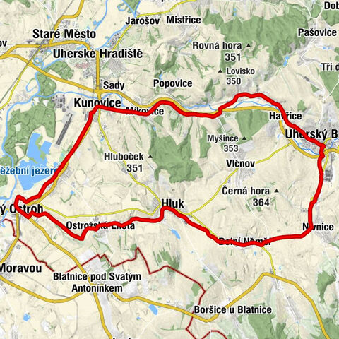 Havřice - Všech Svatých - Kunovice - Panna Maria