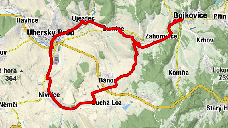 Bojkovice - VAGON - Uherský Brod