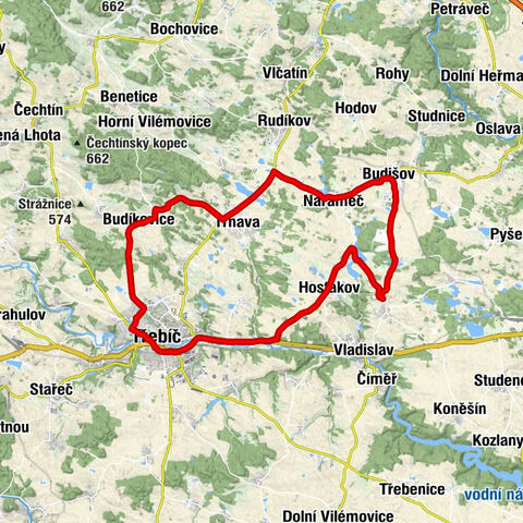 Třebíč - Kostel Nanebevzetí Panny Marie a svatého Gotharda - Nalezení sv. Kříže - kostel Svatého Martina