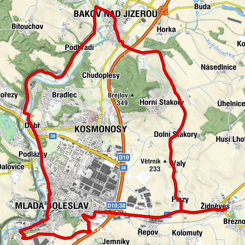 Satelit - svatá Barbora - Kaplička - svatý Šimon a Juda