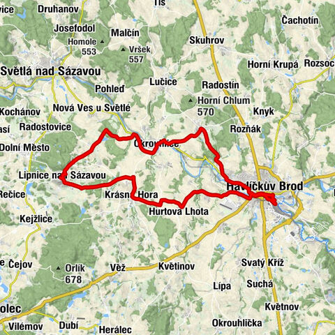 Havlíčkův Brod - Dolní Papšíkov - Kostel Narození sv. Jana Křtitele
