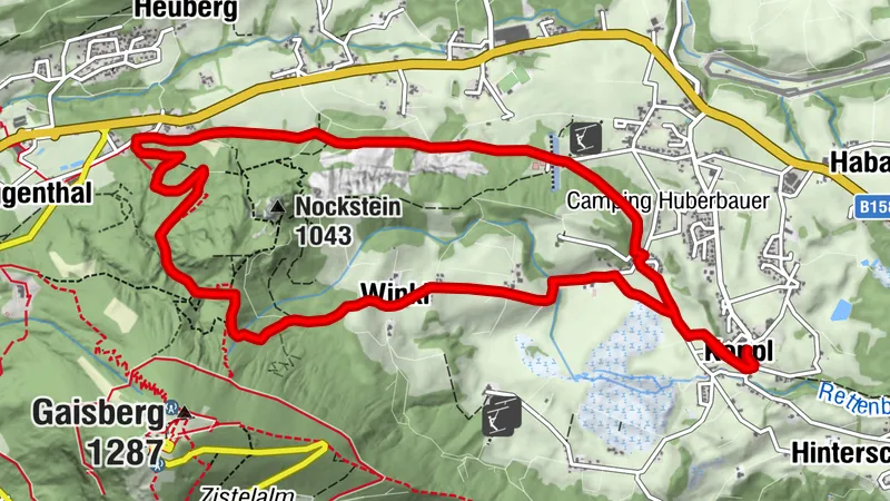 Ruta circular Nocksteinschlucht en Koppl