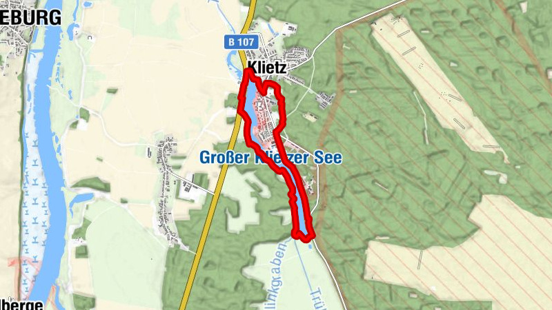 "Sendero educativo natural Klietzer See" Klietz