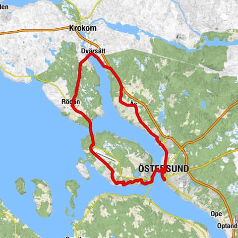 Östersund C - Östersund - Framnäs - Lugnvikskyrkan