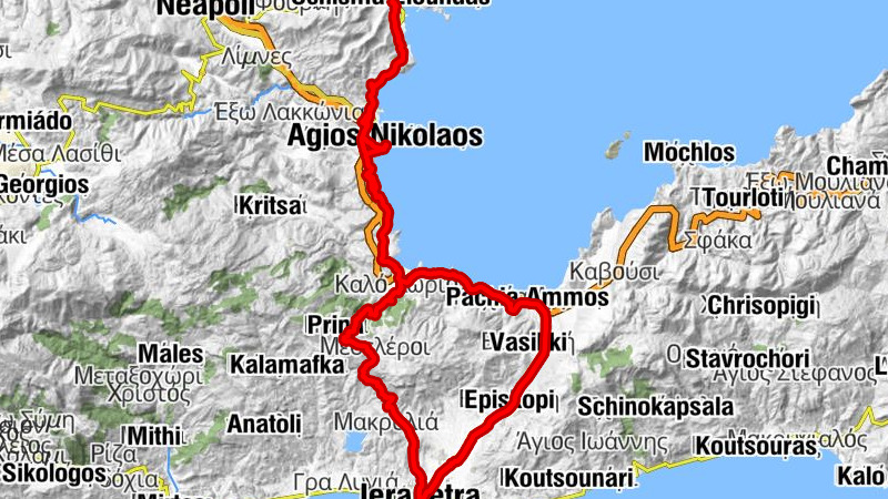 Κάτω Ελούντα - Terrassa - Analipsi - Σχίσμα Ελούντας