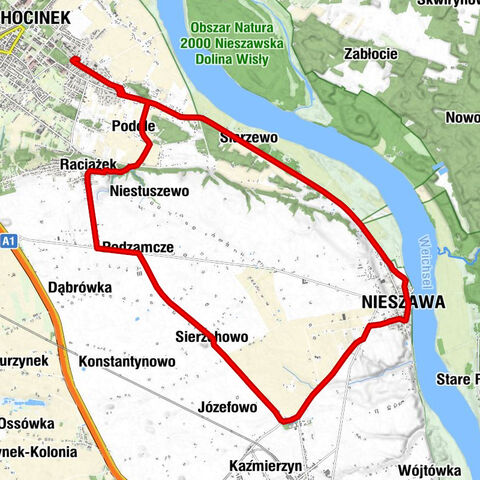 Ciechocinek - Kościół św. Jadwigi - Nieszawa - Kościół pw. Wszystkich Świętych i św. Hieronima