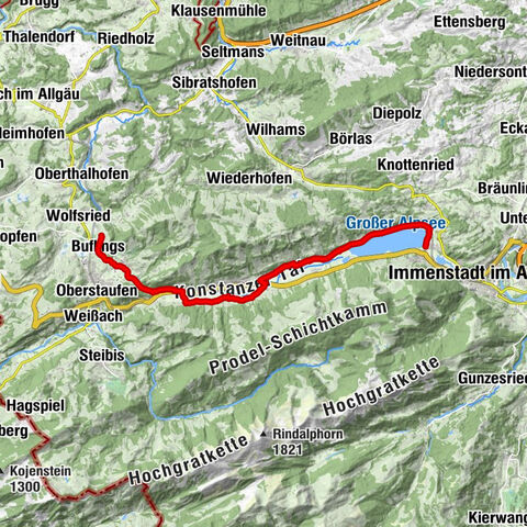 Etapa 7 del Camino de Santiago Immenstadt/Bühl - Oberstaufen/Zell