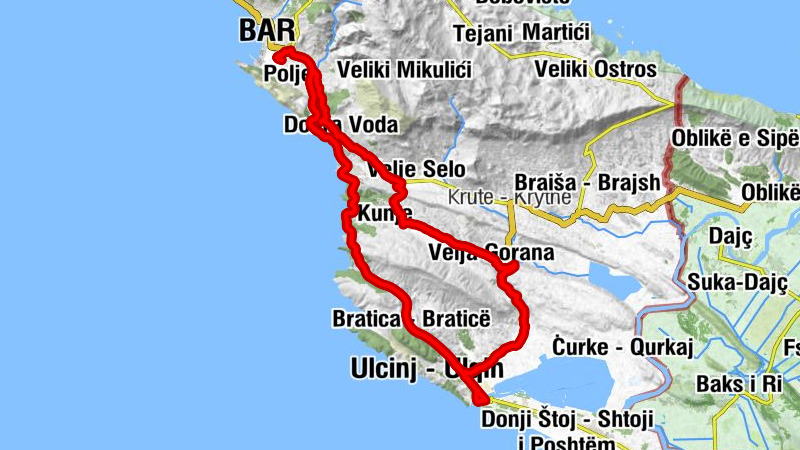 Bar - Bjeliši - Popovići