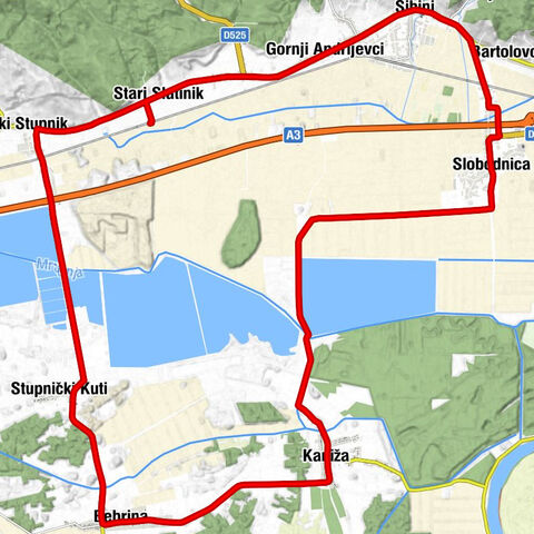 Stari Slatinik - crkva rođenja svetog Ivana Krstitelja - crkva svetog Marka evanđelista - crkva svete Marije Magdalene