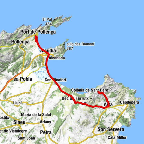 Port de Pollença - Can Cuarassa - Alcúdia - Oratori de Santa Anna