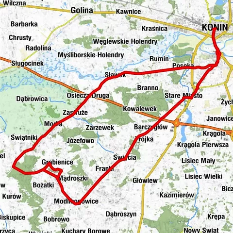 Konin - Kościół pw. Świętego Ducha - Kościół pw. św. Jakuba Apostoła - Kościół pw. św. Katarzyny Aleksandryjskiej