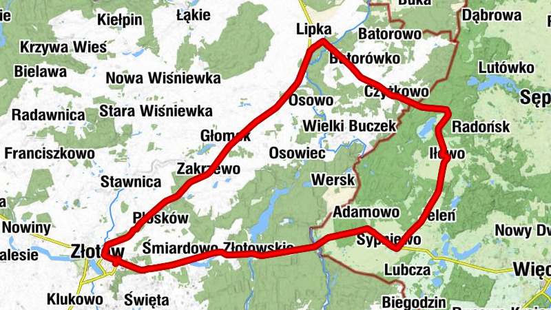 Złotów - Kościół pw. Św. Rodziny - Kościół pw. Świętej Katarzyny Aleksandryjskiej - Kościół pw. Andrzeja Boboli
