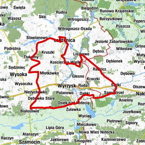 Wyrzysk Osiek - Kościół pw. Świętego Wojciecha - Kościół pw. Świętego Mikołaja - Kościół pw. Niepokalanego Poczęcia NMP