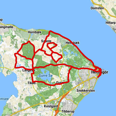 Helsingør - Sankt Mariæ Kirke - Hellebæk Kirke - Horserød Kirkesal