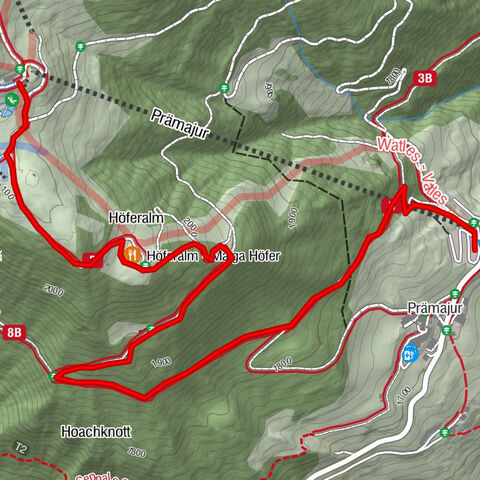 Mountain restaurant Plantaptasch (without Lift)