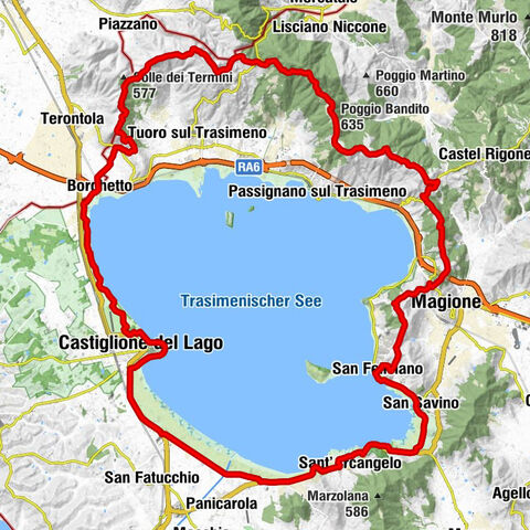 San Feliciano - Poggio Belveduto - Poggio Bandito - Poggio Castelluccio